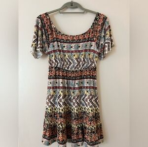 O'Neill Multicolor Boho Mini Dress Size L* Juniors NWT